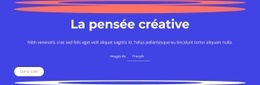 La Pensée Créative Consiste À Générer Des Idées - Meilleur Modèle HTML5