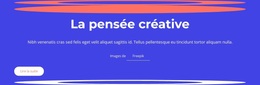 La Pensée Créative Consiste À Générer Des Idées - Fonctionnalité Thème WordPress