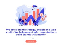 Brand strategy and web design studio - CSS Template by Nicepage