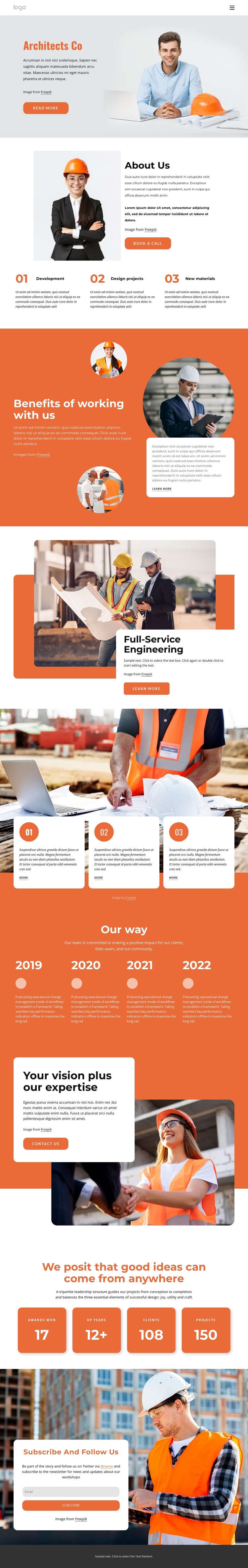 Architects in Toronto HTML5 Template