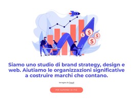 Studio Di Strategia Di Brand E Web Design Modello CSS Premium