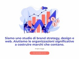 Studio Di Strategia Di Brand E Web Design: Modello HTML5 Di Facile Utilizzo