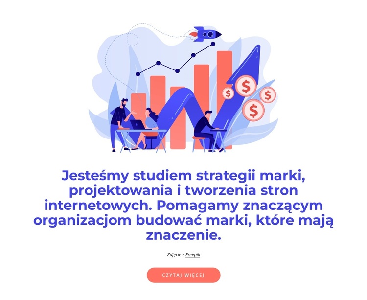 Studio strategii marki i projektowania stron internetowych Motyw WordPress