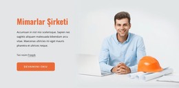 Mimarlar Şirketi - HTML Web Sitesi Düzeni