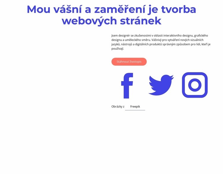 Proces tvorby webu Šablona CSS