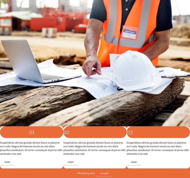 Full-service architectuur WordPress-thema