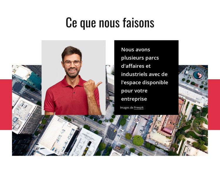 Conception et recherche architecturale Modèles de constructeur de sites Web