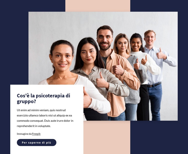 Terapia psicologica Modelli di Website Builder