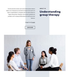 Understanding Group Therapy Premium CSS Template