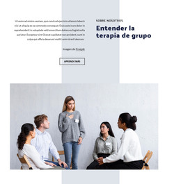 Entender La Terapia De Grupo: Diseño Del Sitio Web HTML