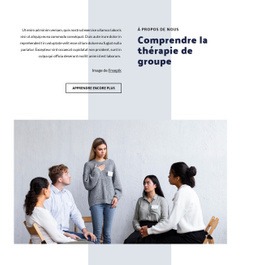 Une Conception De Site Web Exclusive Pour Comprendre La Thérapie De Groupe