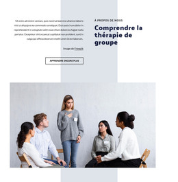 Comprendre La Thérapie De Groupe – Mise En Page HTML Du Site Web