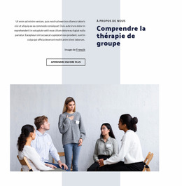 Modèle Joomla Prêt À L'Emploi Pour Comprendre La Thérapie De Groupe