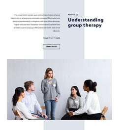 Most Creative HTML5 Template For Understanding Group Therapy