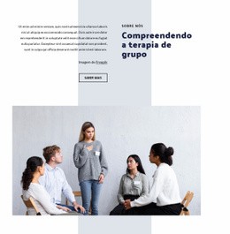 Construtor De Sites Mais Criativo Para Compreendendo A Terapia De Grupo