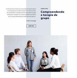 Processo De Design Para Compreendendo A Terapia De Grupo