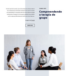 Compreendendo A Terapia De Grupo - Layout Do Site HTML