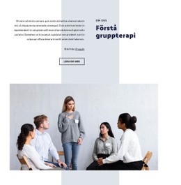 Förstå Gruppterapi - Mallar Webbplatsdesign