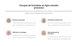 Groupe De Formation Aux Processus En Ligne - Inspiration Pour La Conception De Sites Web