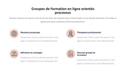 Groupe De Formation Aux Processus En Ligne - Design HTML Page Online