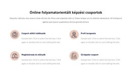 Online Folyamatoktató Csoport – Webhelytervezési Inspiráció