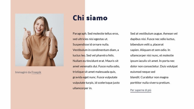 Parla online con un terapista professionista autorizzato Costruttore di siti web HTML