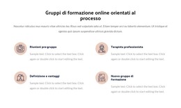 Gruppo Di Formazione Sul Processo Online - Modello HTML Reattivo