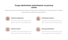 Grupa Szkoleniowa Dotycząca Procesów Online - Szablon Do Dodawania Elementów Do Strony