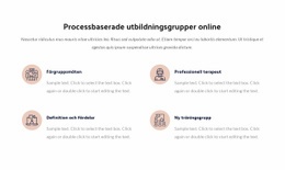 Online Processutbildningsgrupp - Mall För Att Lägga Till Element På Sidan