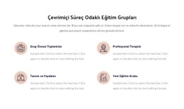 Çevrimiçi Süreç Eğitim Grubu Site Şablonu