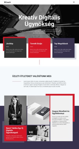 Ingyenes Webdesign Digitális Üzleti Ügynökség Számára