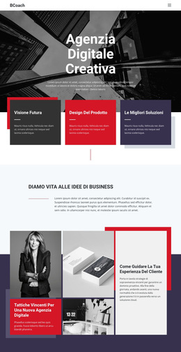 Agenzia Di Affari Digitali - Modello Di Sito Web Semplice