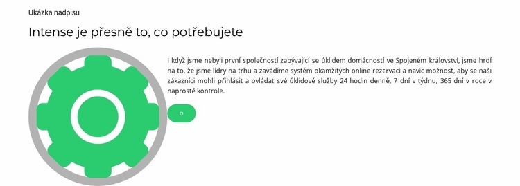 Rychlé nastavení Šablona CSS