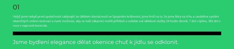 První pozice Šablona