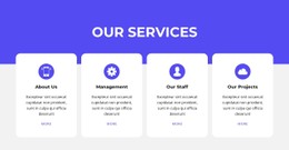 Services And Destinations - Simple Website Template