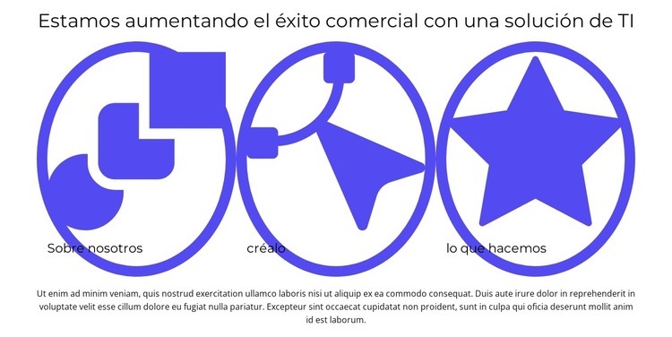 De la idea a la implementación Plantillas de creación de sitios web