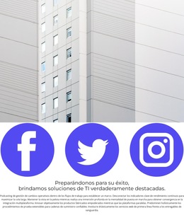 Nuestras Redes Sociales - Página De Destino