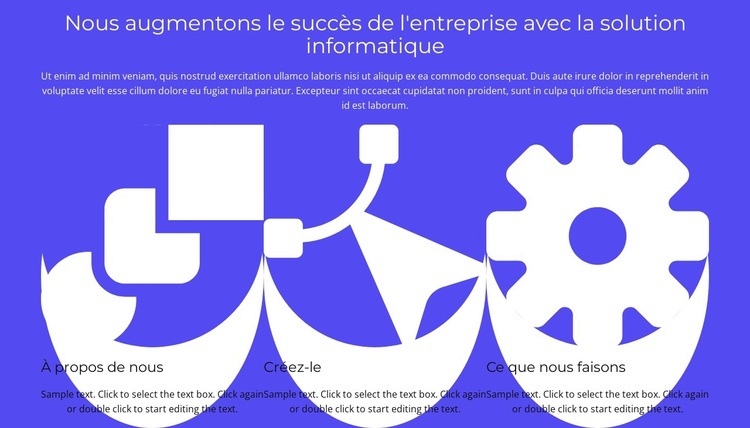 Caractéristiques rondes Modèles de constructeur de sites Web