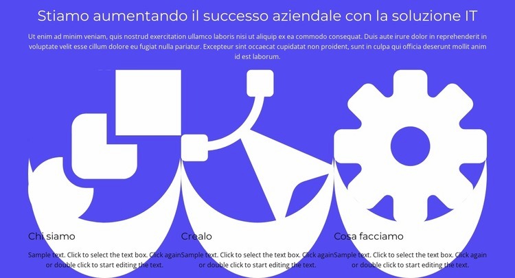 Caratteristiche rotonde Modelli di Website Builder