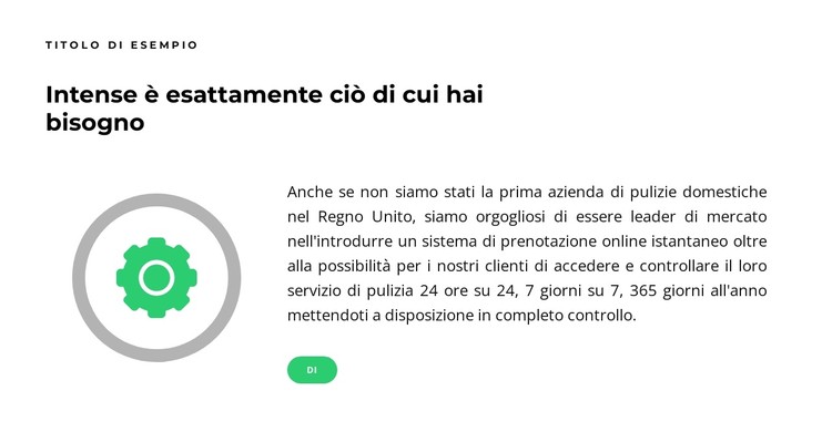 Impostazioni rapide Modello CSS