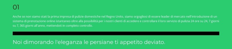 Prima posizione Modello HTML5