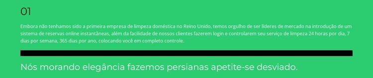 Primeira posição Template CSS