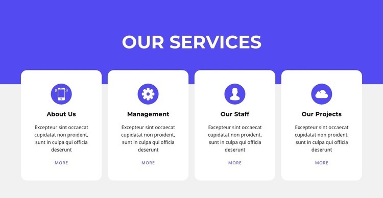 Services and destinations Squarespace Template Alternative