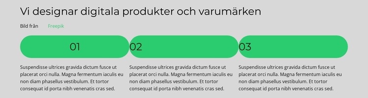 Ledaren berättar HTML-mall