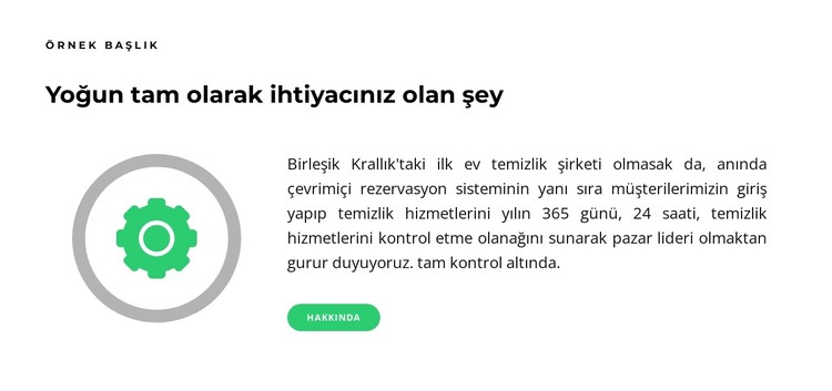 Hızlı Ayarlar CSS Şablonu