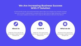 Round Features - Web Page Design