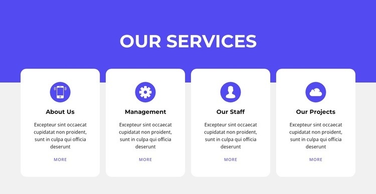 Services and destinations Webflow Template Alternative