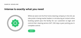 Quick Settings - Landing Page Template