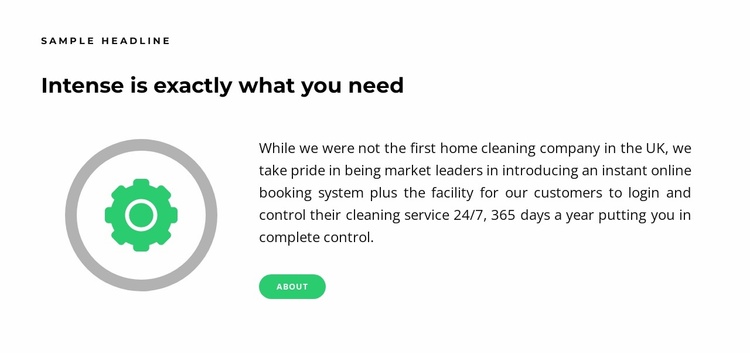 Quick Settings Landing Page