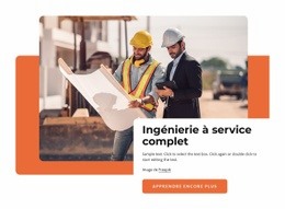 Génie Architectural - Page De Destination Prête À L'Emploi